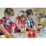 Coupe-légumes et fruits - Couteau en bois pour enfants